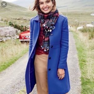 Size 2Tall J. Crew double cloth lady day coat